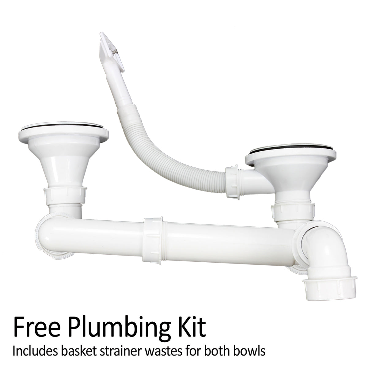 Premium RVS Keukenspoelbak & Confetti Kraan