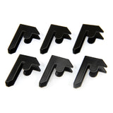 Monsterrekken T-Rax Stelling Verbinders  - Zwart (6 pack)