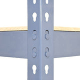 10 x Q-Rax Grijze Metalen Stellingkasten 120 x 50 x 180cm