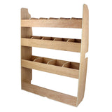 Zwarte bestelwagenbekleding met lijm en een houten rek voor Ford Transit Custom, met meerdere vakken en een stevige constructie