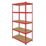 3x Z-Rax Stellingkasten - 183x90x45cm - Rood
