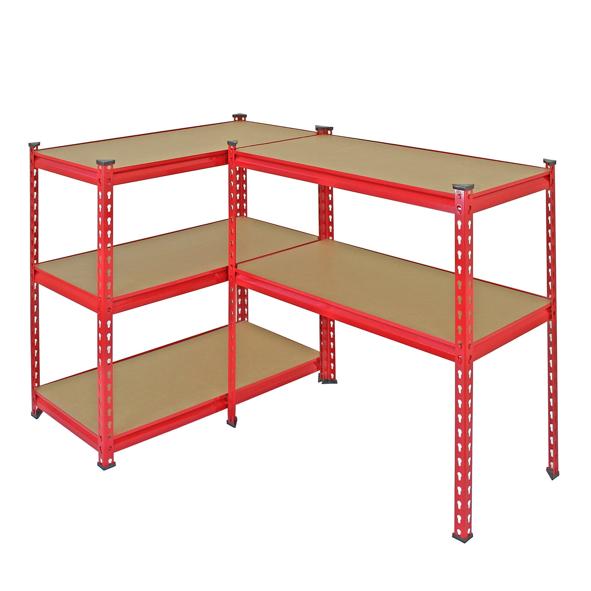 3x Z-Rax Stellingkasten - 183x90x45cm - Rood