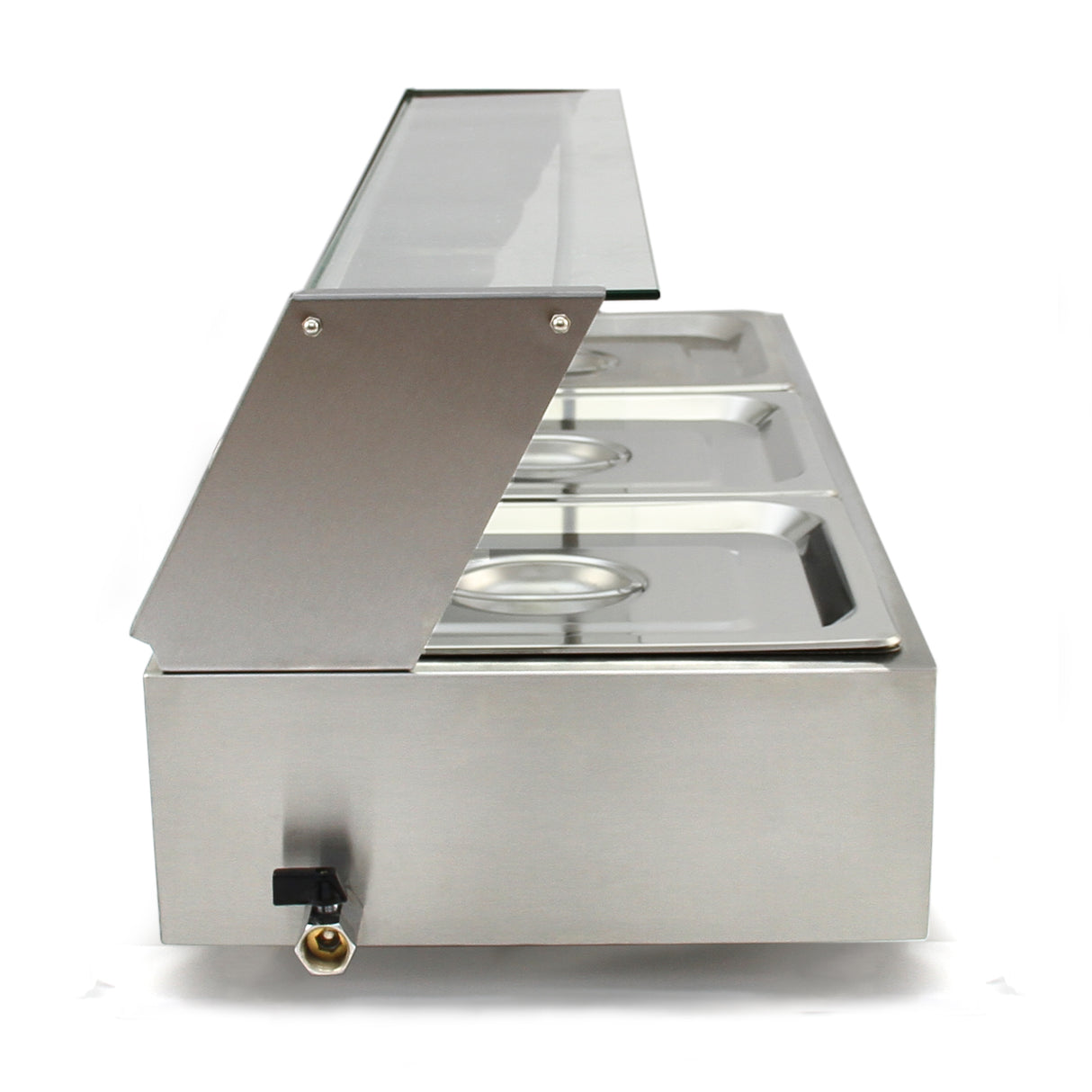 KuKoo 3 Chafing Dish Au Bain Marie Warmhoud Schalen