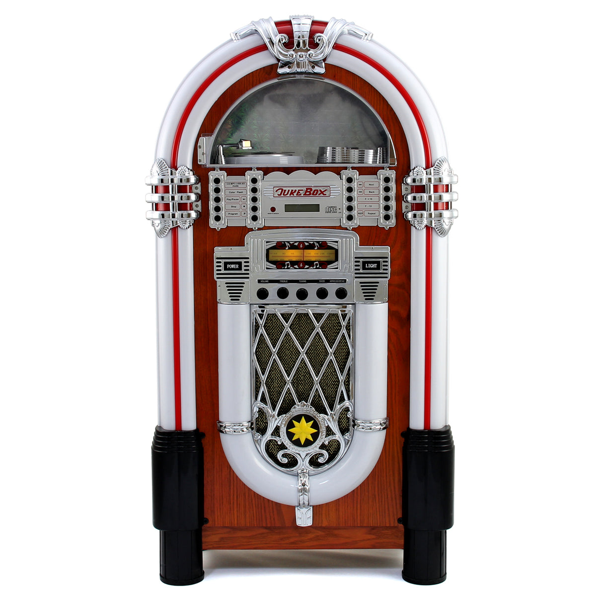 Verlichte Jukebox-Geluidssysteem in Retrostijl