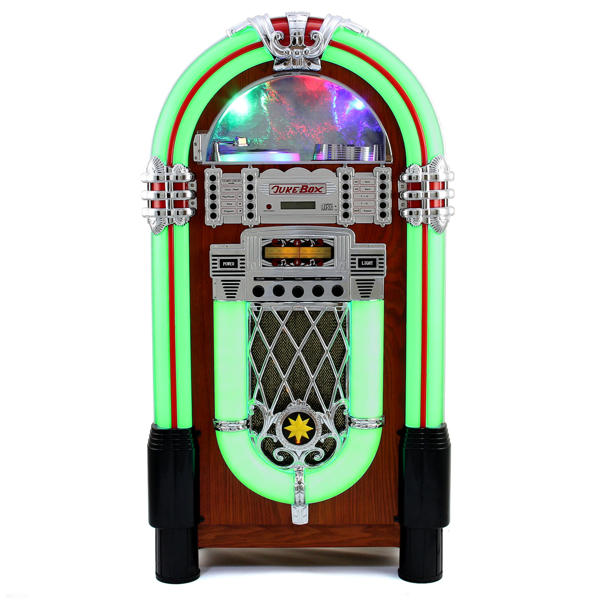 Verlichte Jukebox-Geluidssysteem in Retrostijl