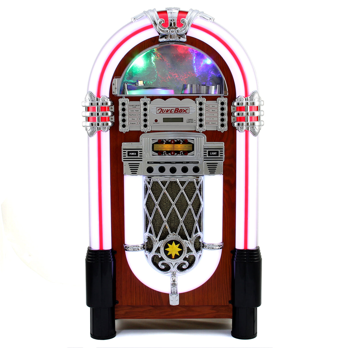 Verlichte Jukebox-Geluidssysteem in Retrostijl