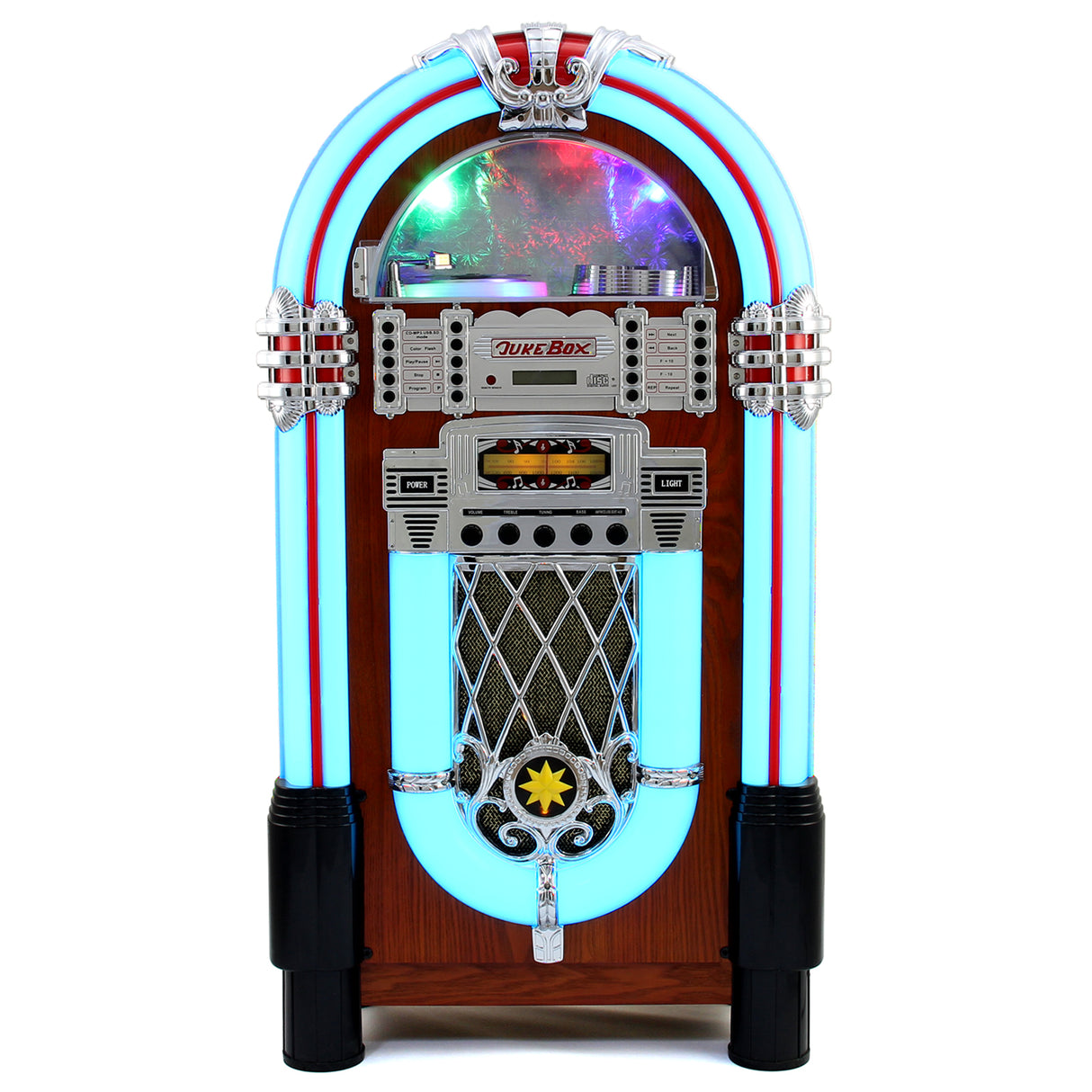 Verlichte Jukebox-Geluidssysteem in Retrostijl
