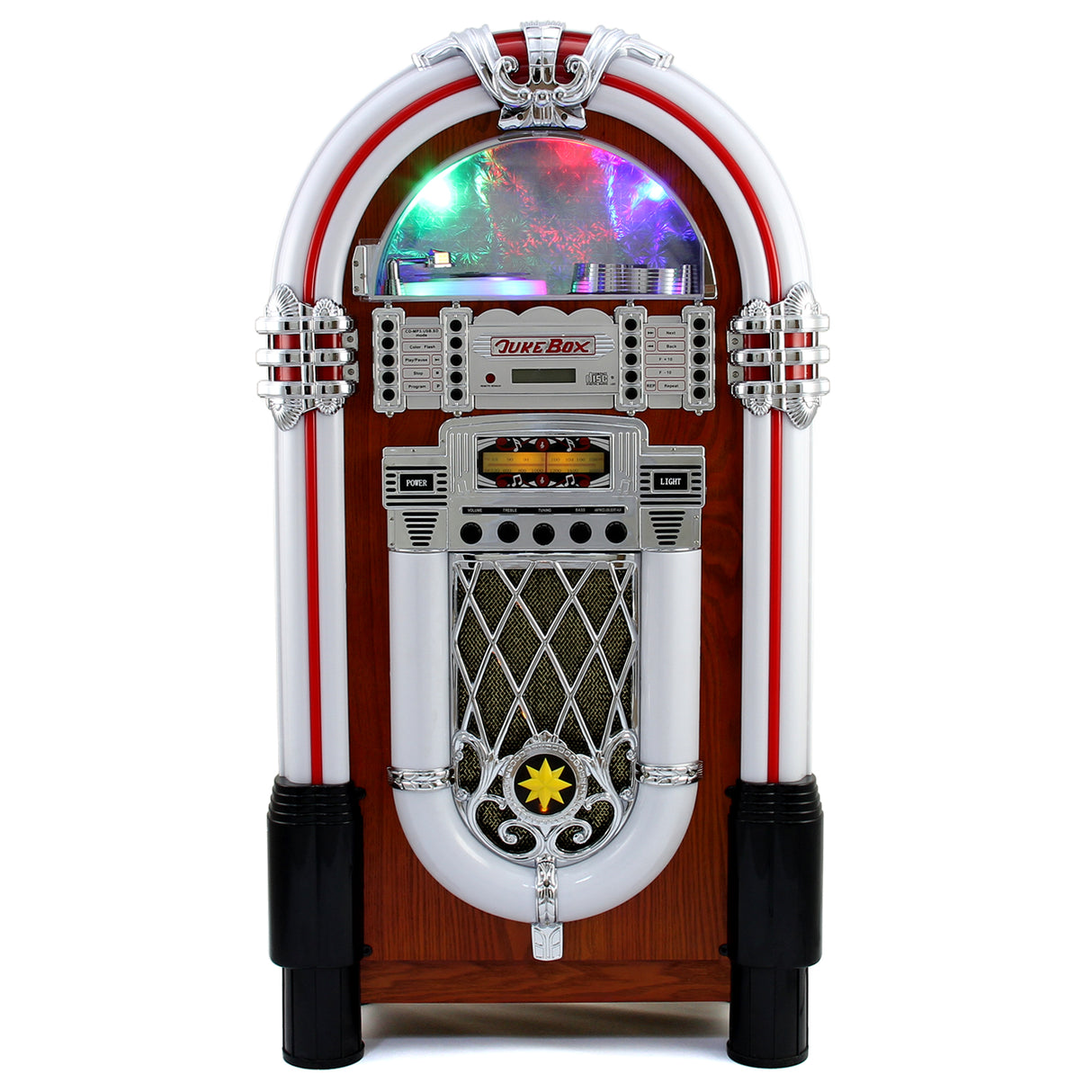 Verlichte Jukebox-Geluidssysteem in Retrostijl