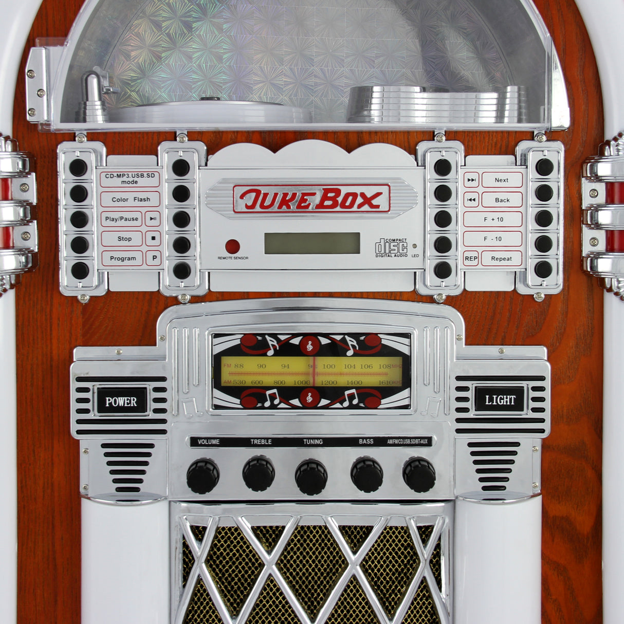 Verlichte Jukebox-Geluidssysteem in Retrostijl