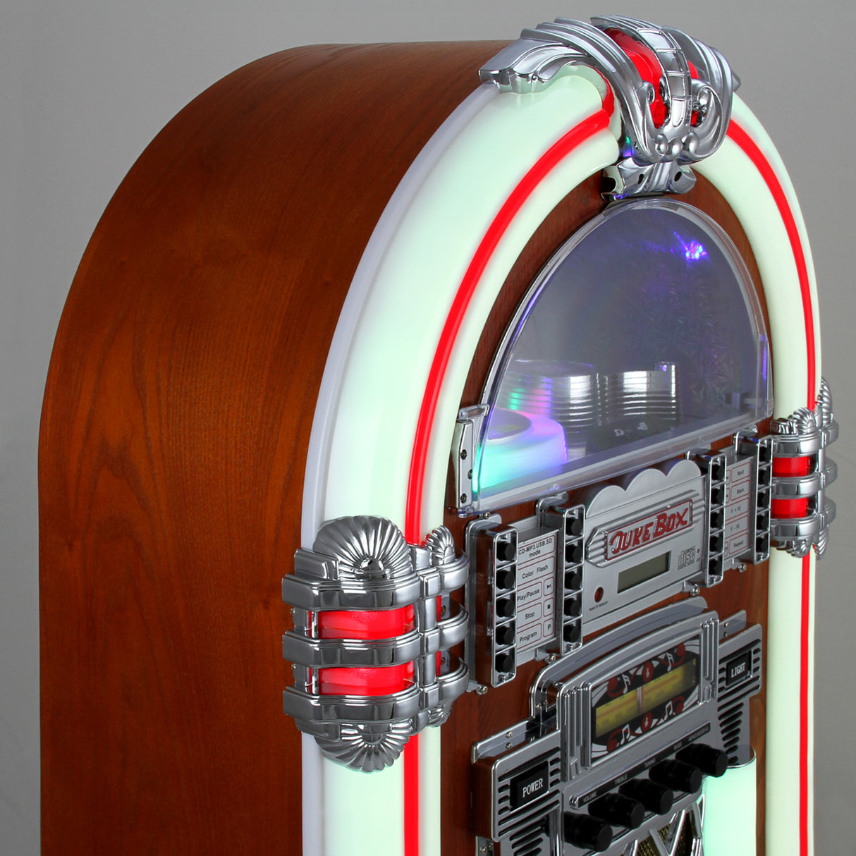 Verlichte Jukebox-Geluidssysteem in Retrostijl