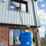 16L Watergevoerde rugzak & 7.35m Reinigingspaal