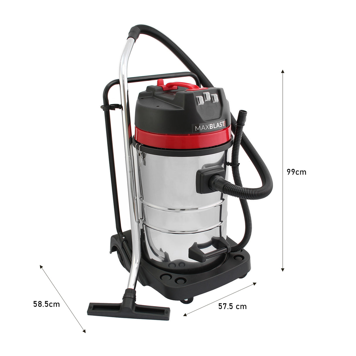 MAXBLAST 80L Industriële Nat/Droog Zuiger - view 5