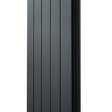 Aluminium Radiator & Kleppen - 1800mm x 475mm - Antraciet Grijs