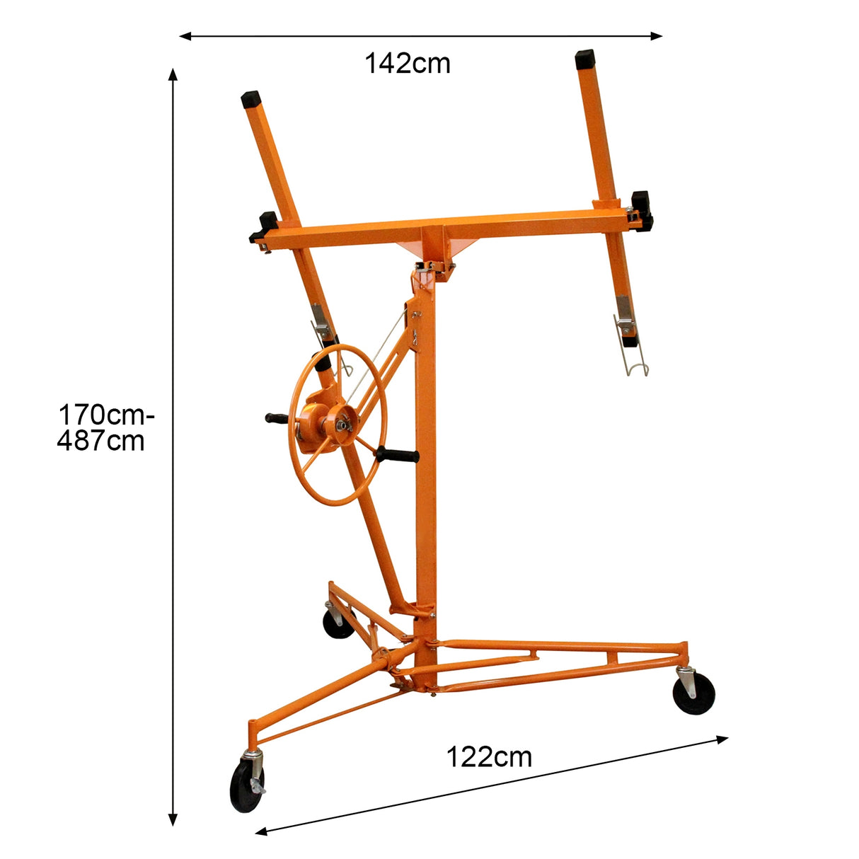Bundel: (Gips) Platenlift - 5 m + Trolley