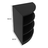 Detailhandel Winkel Hoek Toonbank LM60 - Zwart