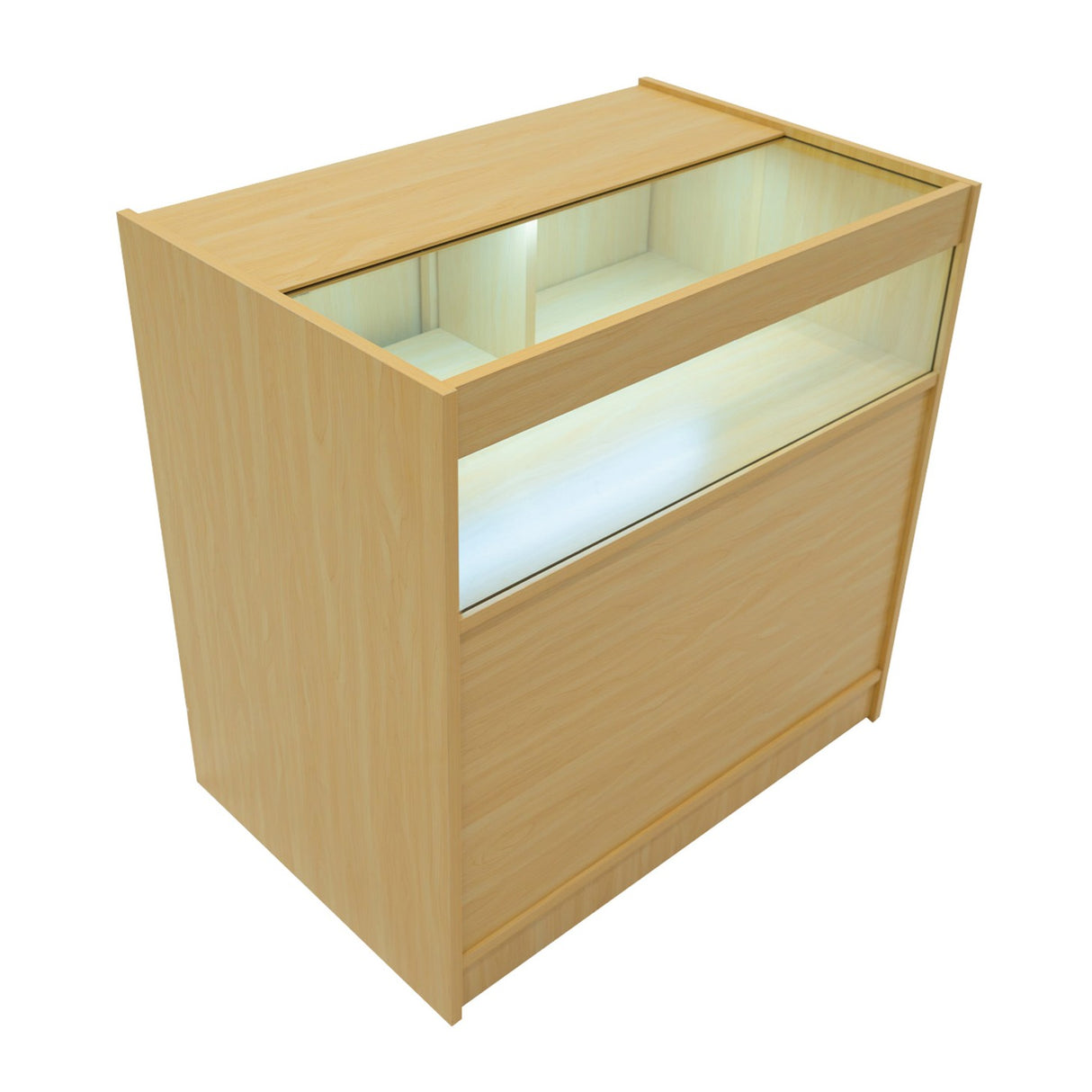 LED Detailhandel Winkel Toonbank B900 - Esdoorn