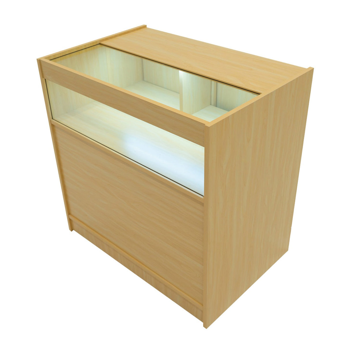 LED Detailhandel Winkel Toonbank B900 - Esdoorn