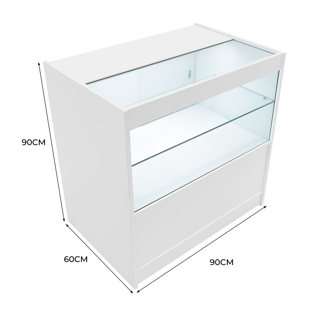 LED Detailhandel Winkel Toonbank C900 - Wit