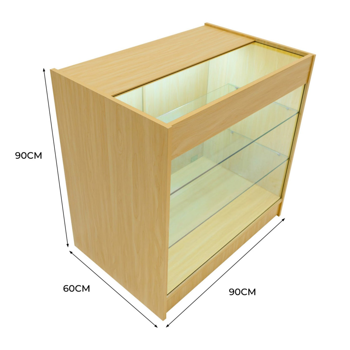 LED Detailhandel Winkel Toonbank K900 - Esdoorn