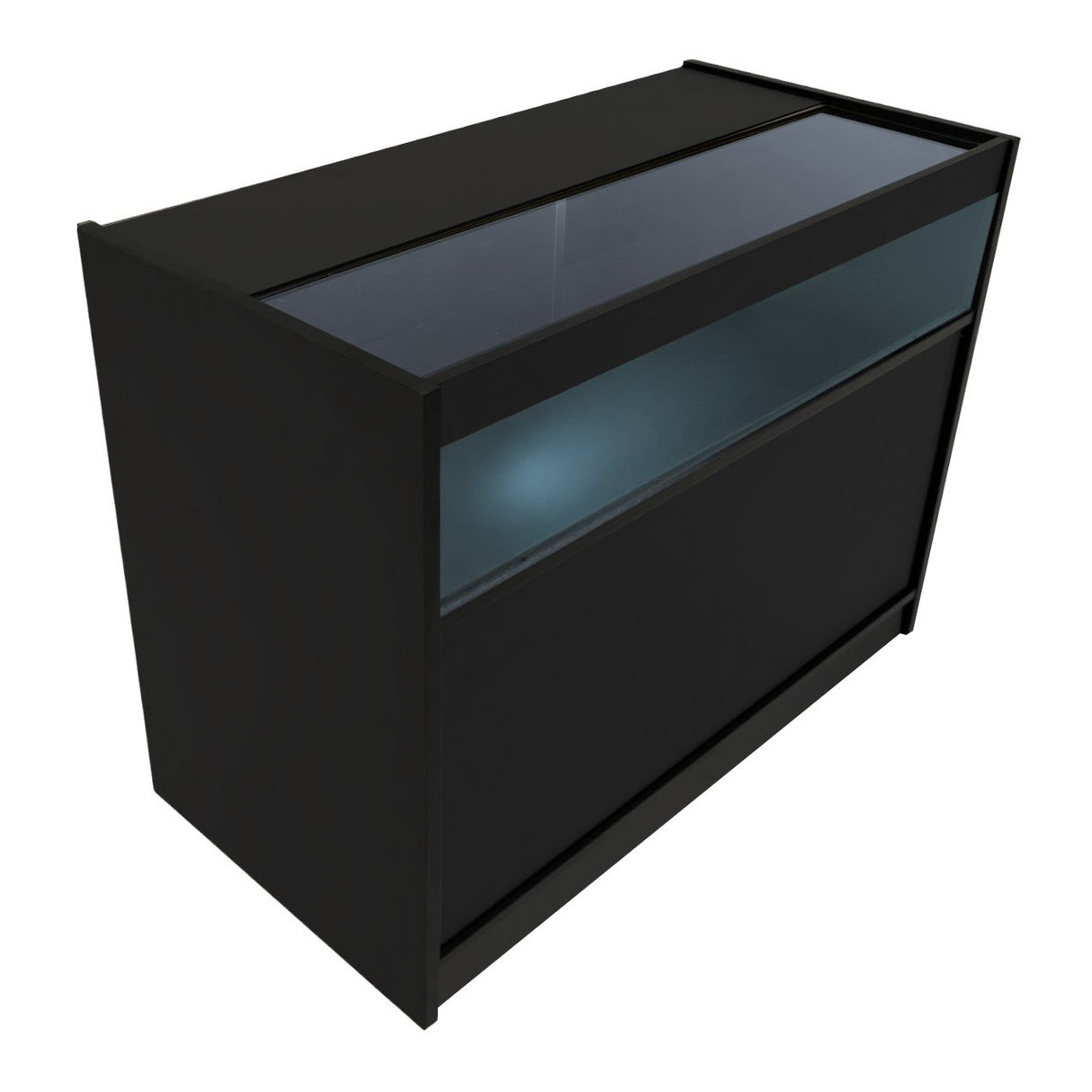 LED Detailhandel Winkel Toonbank B1200 - Zwart