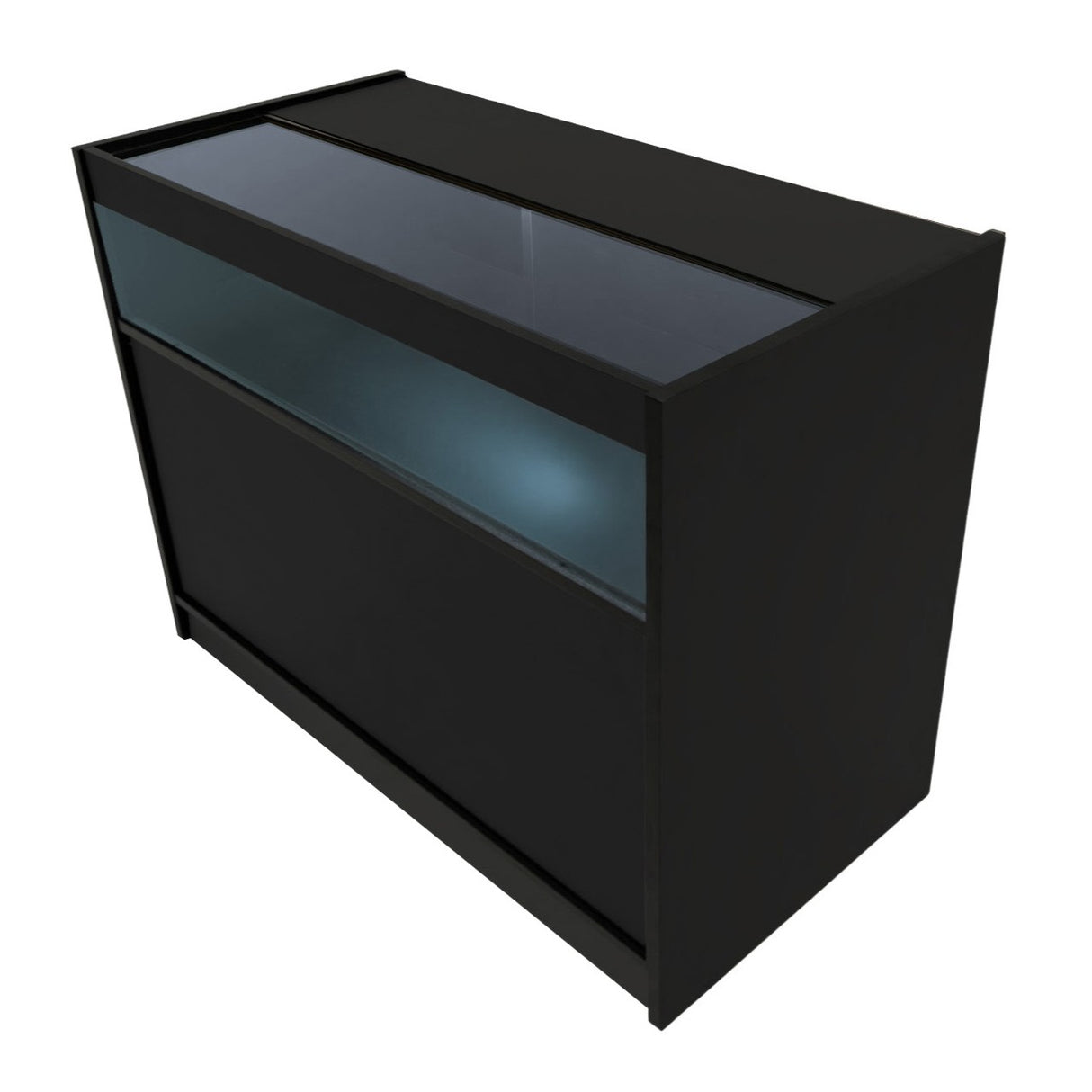 LED Detailhandel Winkel Toonbank B1200 - Zwart