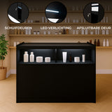 LED Detailhandel Winkel Toonbank B1200 - Zwart