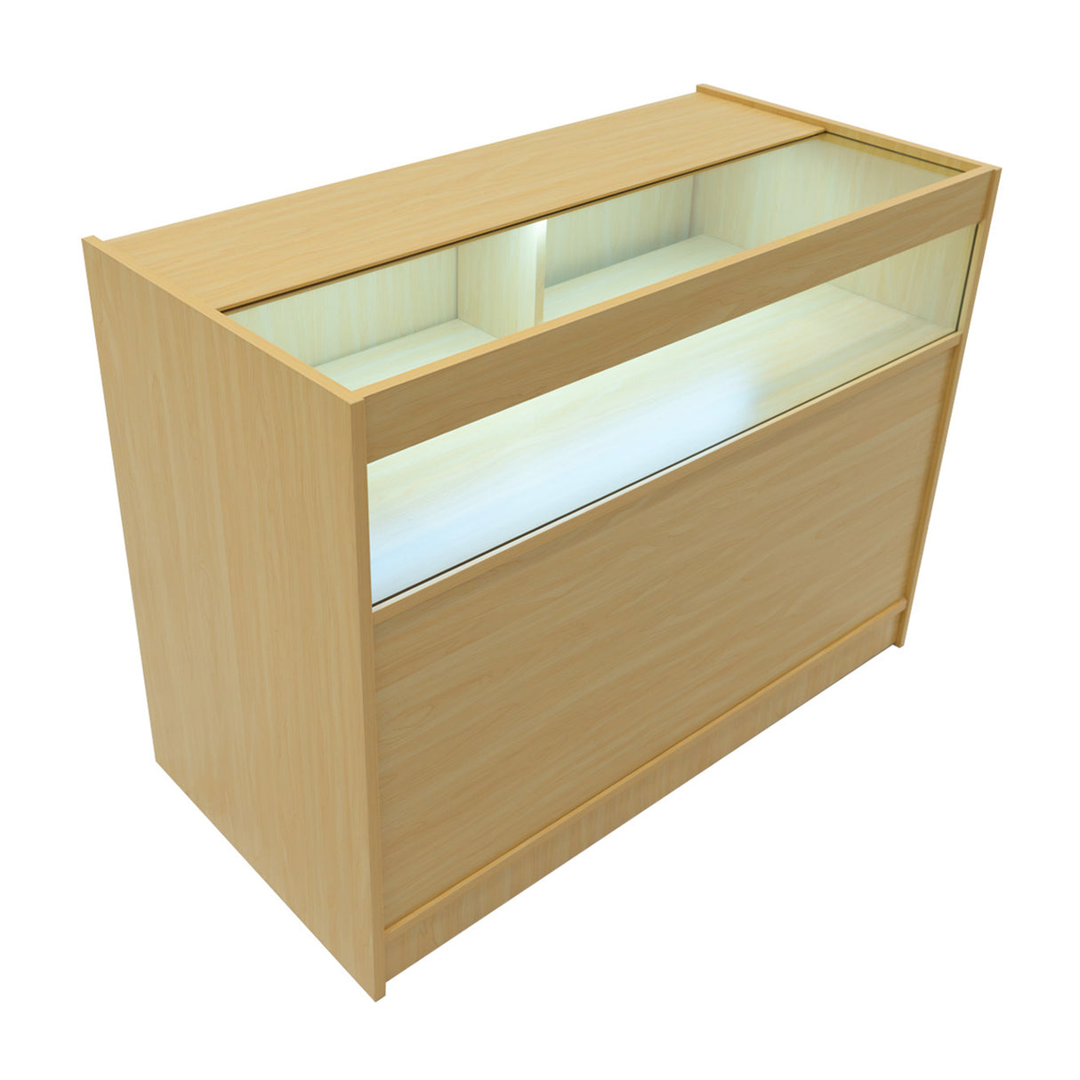 LED Detailhandel Winkel Toonbank B1200 - Esdoorn