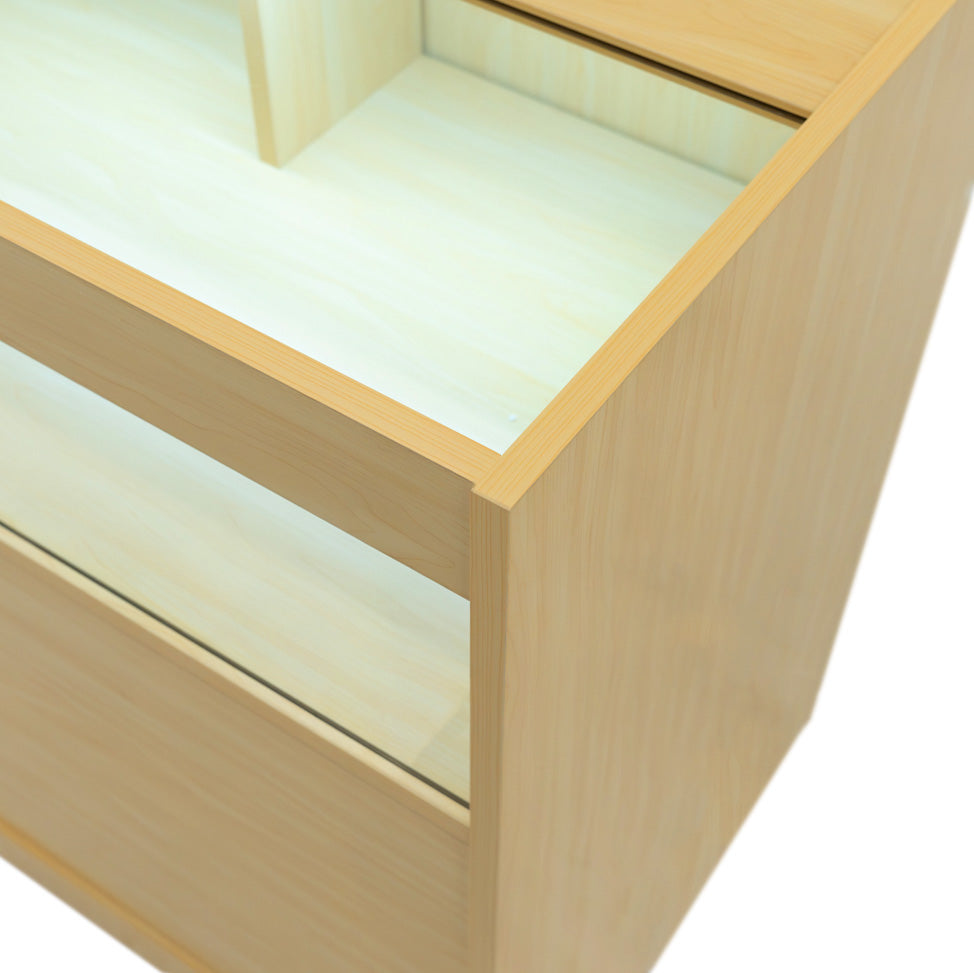 LED Detailhandel Winkel Toonbank B1200 - Esdoorn