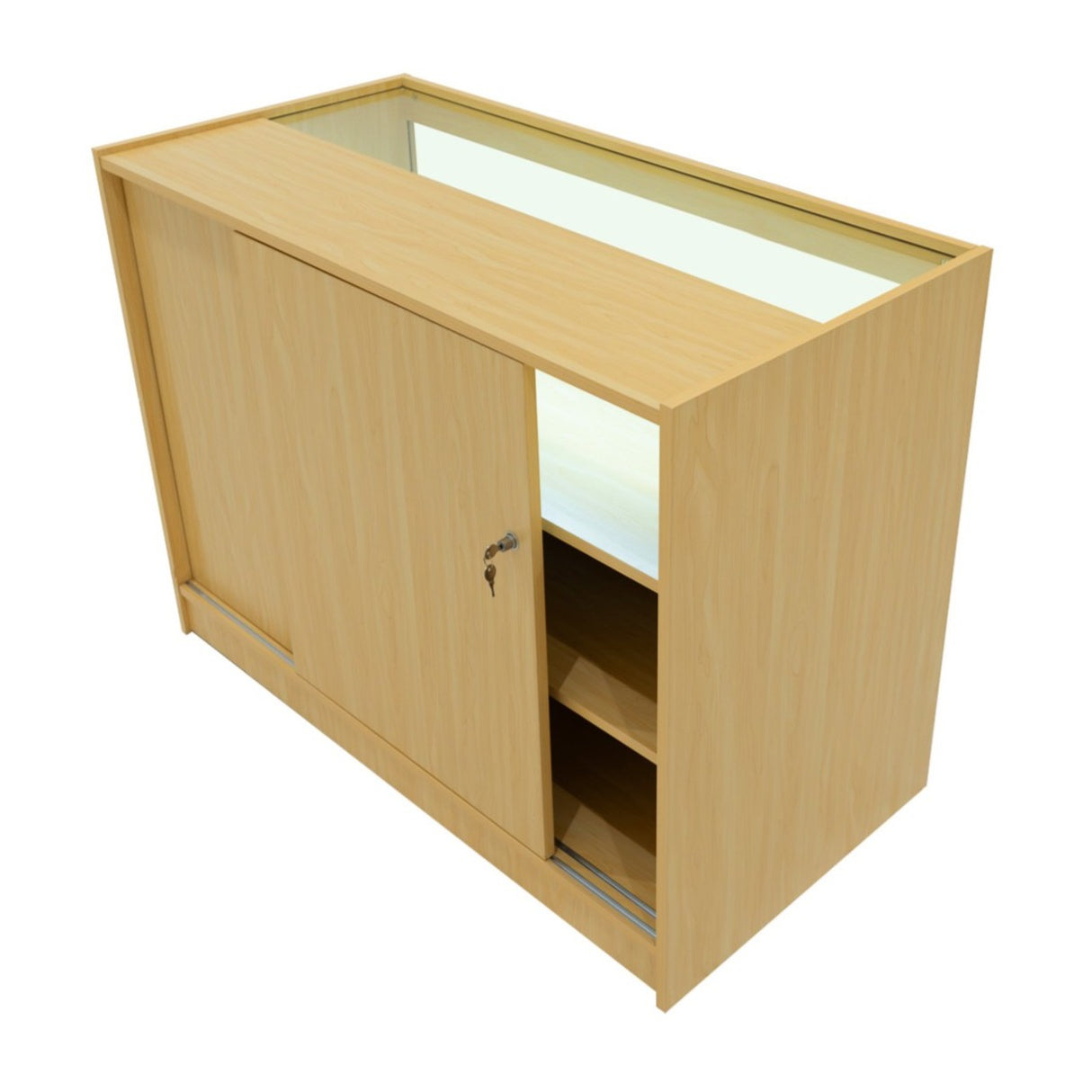 LED Detailhandel Winkel Toonbank B1200 - Esdoorn