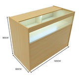LED Detailhandel Winkel Toonbank B1200 - Esdoorn
