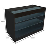 LED Detailhandel Winkel Toonbank K1200 - Zwart