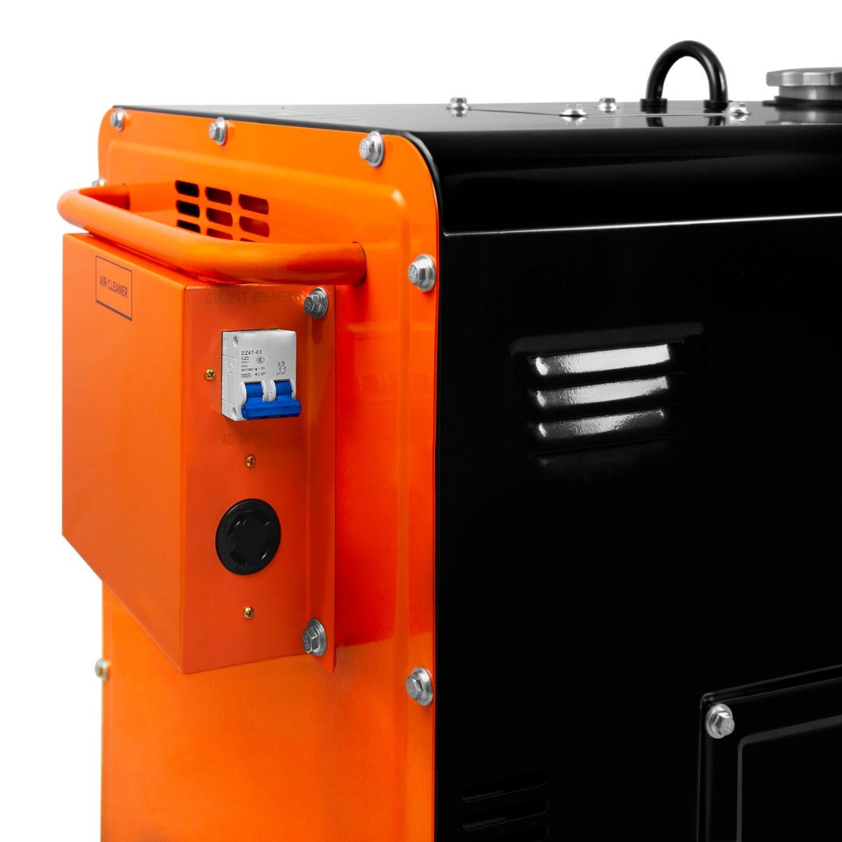 T-Mech Stille Diesel generator - Eenfasig 230V - Gesloten Frame