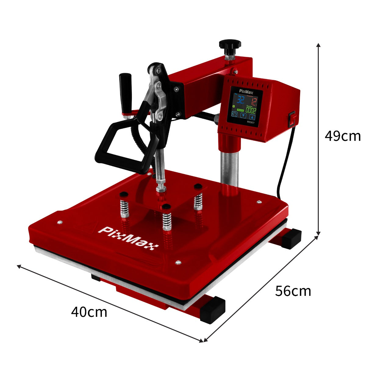 38 cm x 38 cm Swing Hitte Pers Machine, Teflon vel & Sublimatie papier