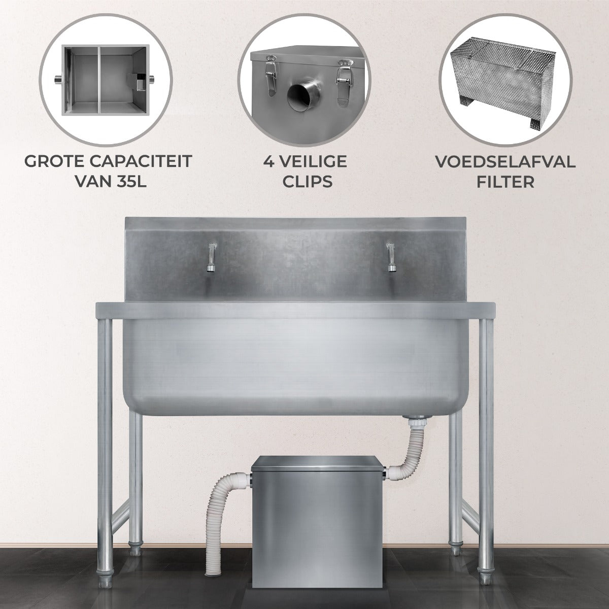 KuKoo Vetafscheider – 35 Liter