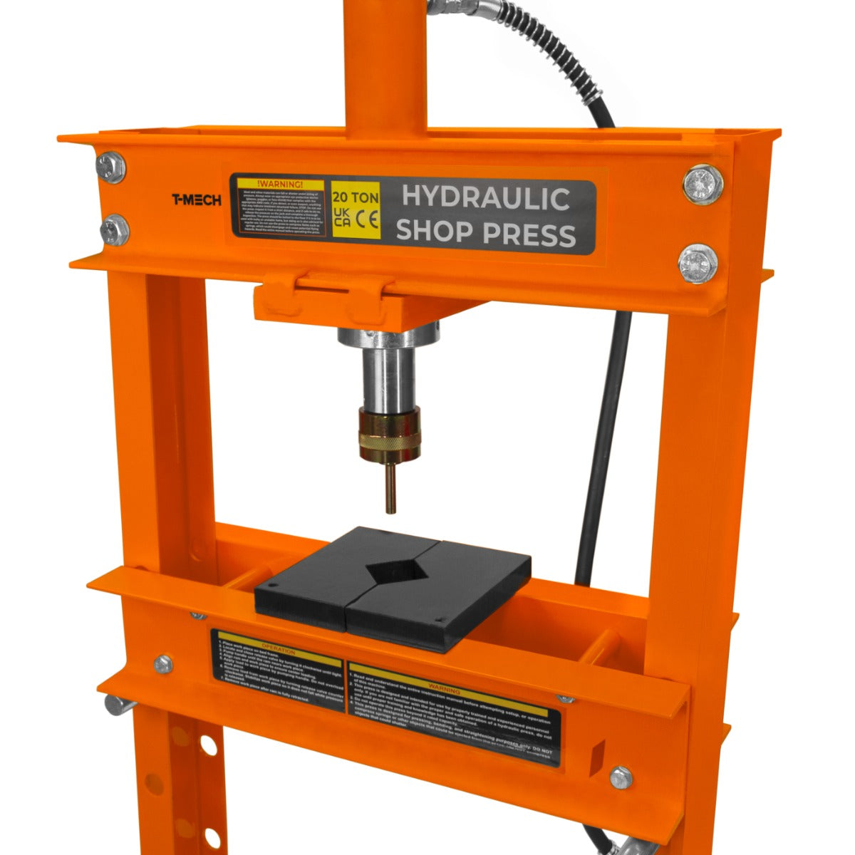 Hydraulische Werkplaatspers met Manometer - 20 Ton