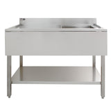 KuKoo Professionele Catering Spoeltafel - RVS - Linker Afdruipvlak