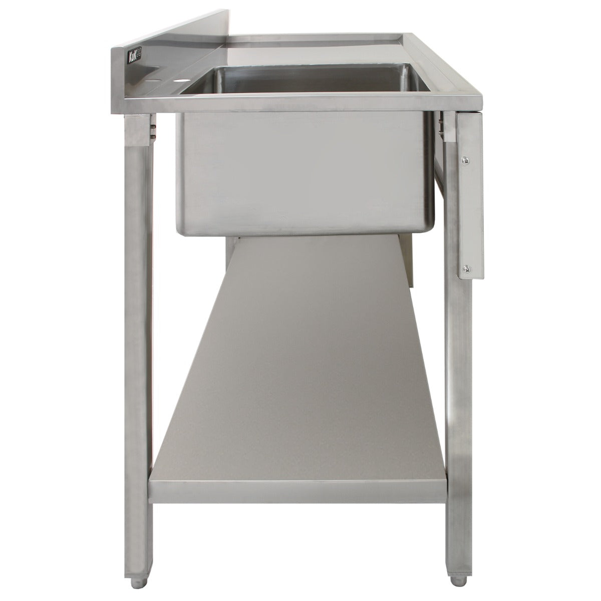 KuKoo Professionele Catering Spoeltafel - RVS - Rechter Afdruipvlak