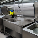 KuKoo Professionele Catering Spoeltafel - RVS - Rechter Afdruipvlak