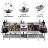 Compact Tweeling Cocktailbar Station