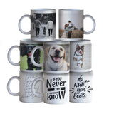 36 Witte Sublimatiemokken 11oz/325ml met Dozen en 5 Sublimatievellen