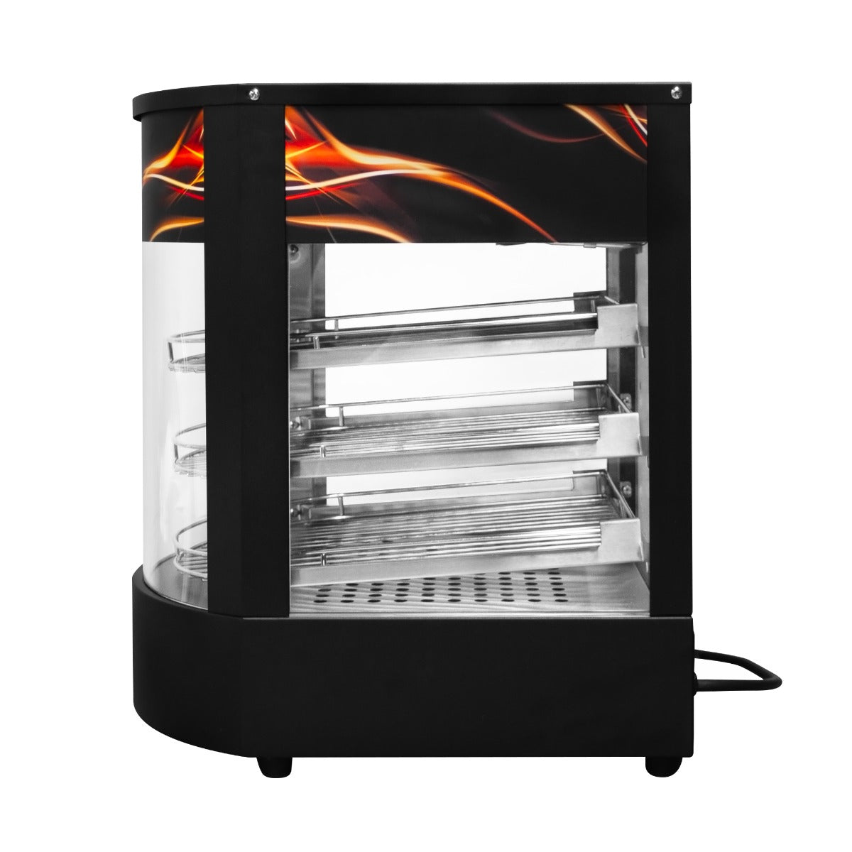 Commerciële Warmhoudkast met Glazen Pizzadisplay