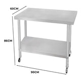 KuKoo Werktafel – 86cm x 90cm x 60cm