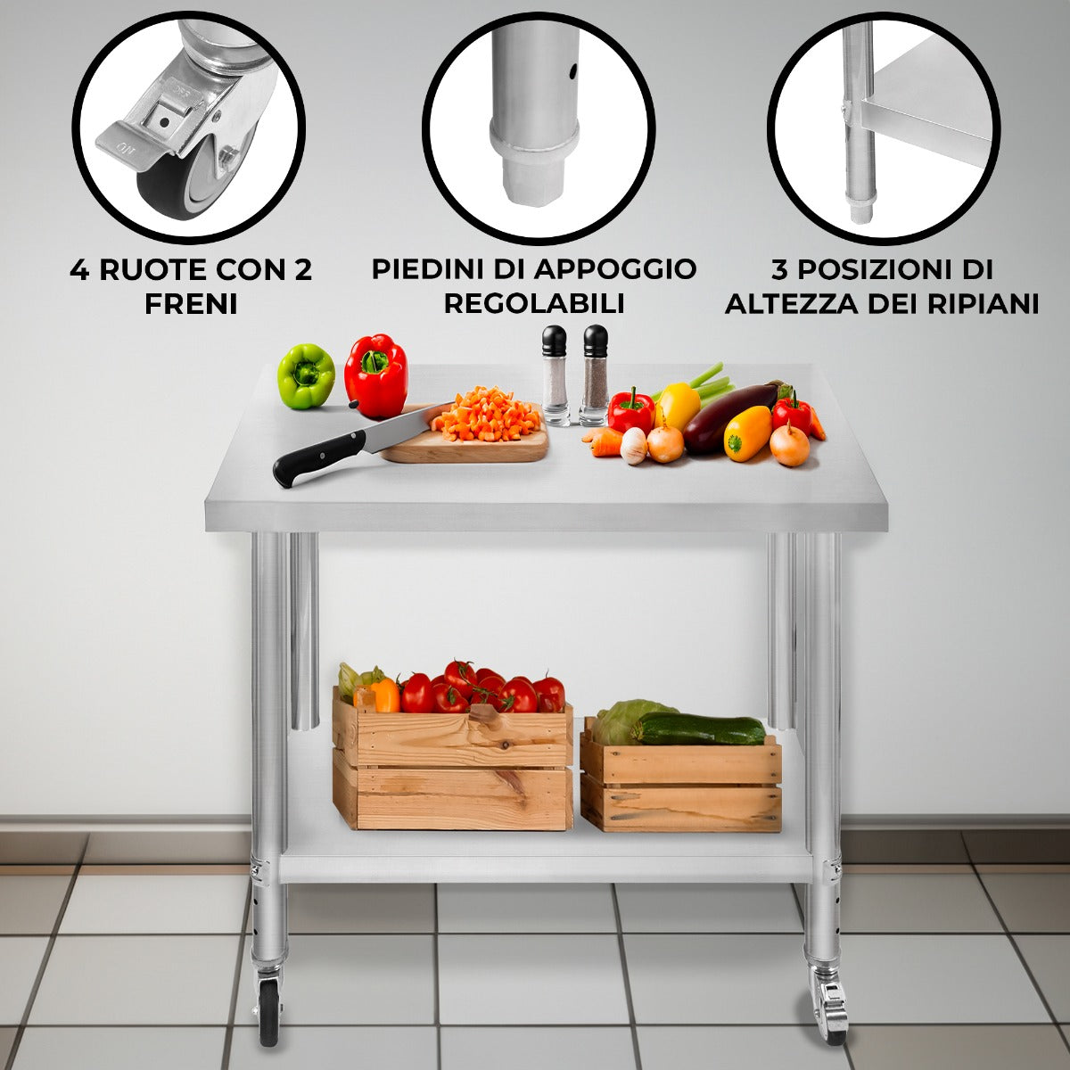 KuKoo Werktafel – 86cm x 90cm x 60cm