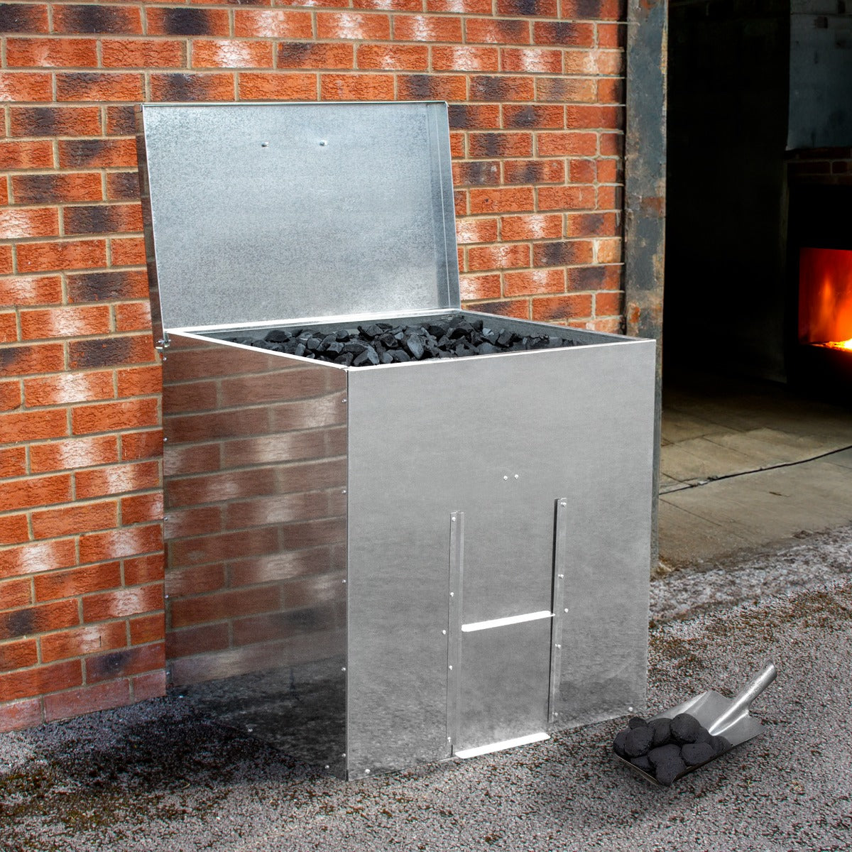Bunkerkast voor Brandstof Opslag - 350kg