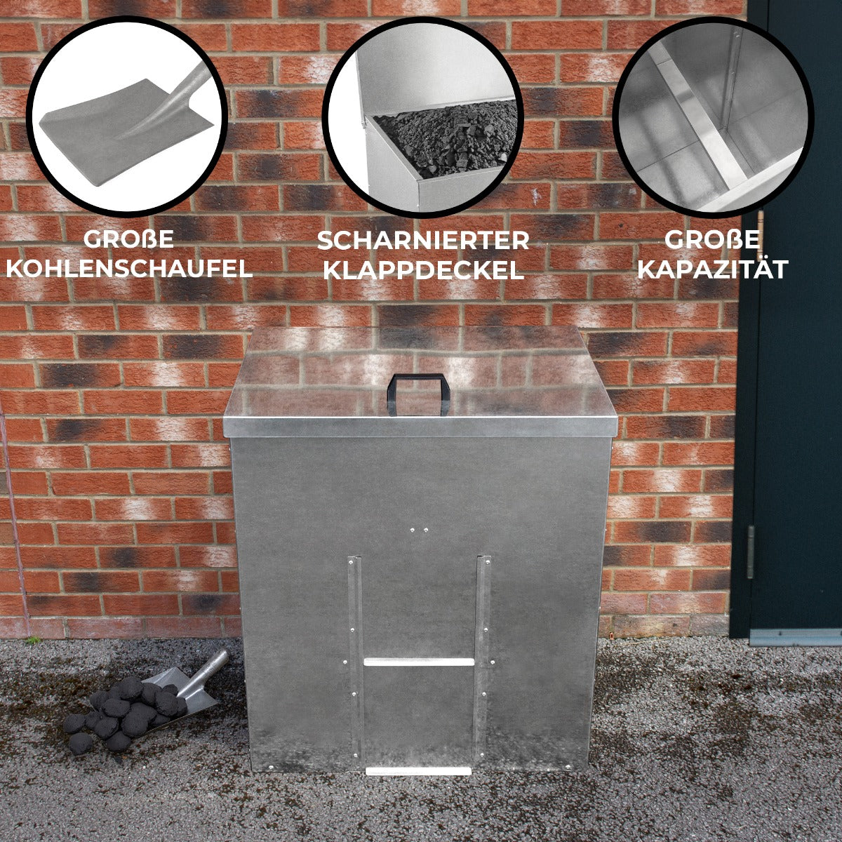 Bunkerkast voor Brandstof Opslag - 350kg