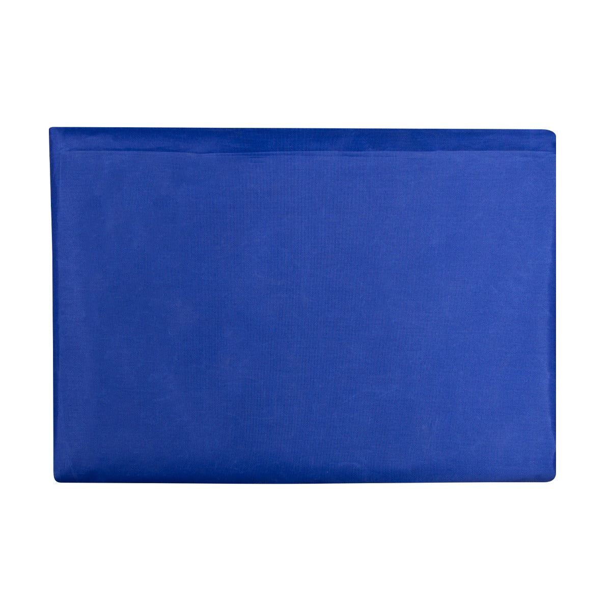 Blauw doelwitdoek voor een 12 x 6 ft voetbaldoel, gemaakt van stevig polyester, met een gladde textuur en duurzame afwerking