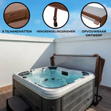 2m Spa-hoezen voor Bubbelbad – Bruin