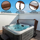 2.1m Spa-hoezen voor Jacuzzi – Bruin