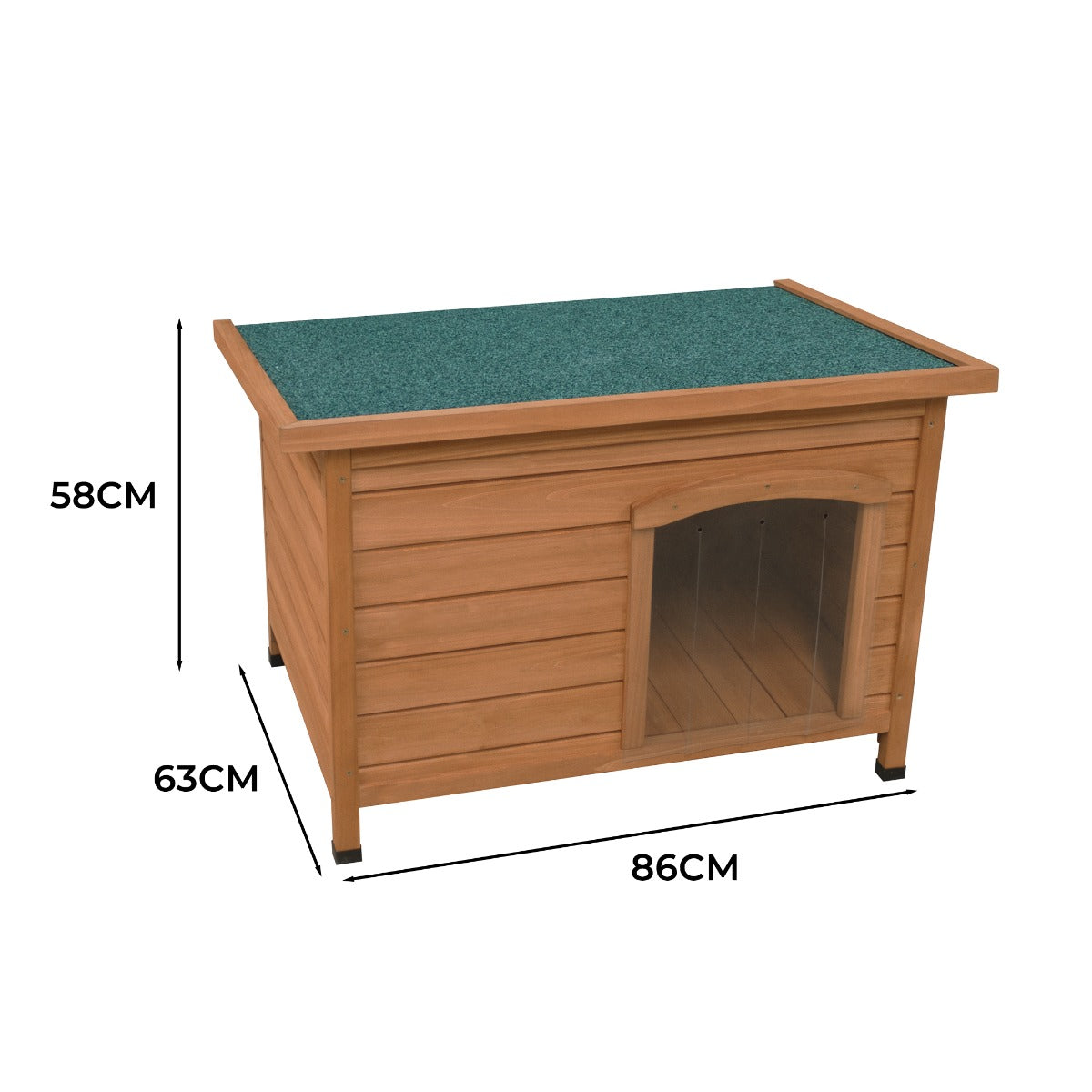 Houten Hondenhok - Klein