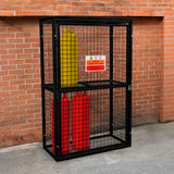 Inklapbare Gasflessenopslag – 184 x 116 x 57cm
